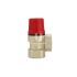 Клапан предохранительный (сбросной) Varmega VM16644 3/4×1" ВР, 3 бар, мембранный, латунь