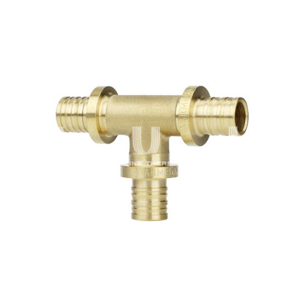 Тройник равносторонний Varmega Slide-fit VM50411, 16, аксиальный, латунь