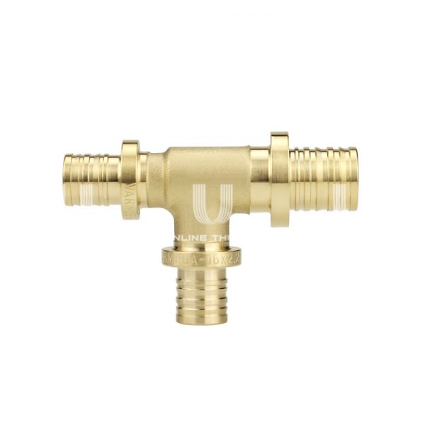 Тройник переходной Varmega Slide-fit VM50570, 32x20x25 мм, аксиальный, латунь