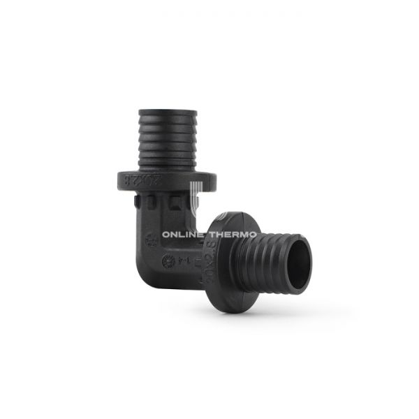 Угольник (угол) 90° равносторонний Varmega Slide-fit VM50804, 32 мм, аксиальный