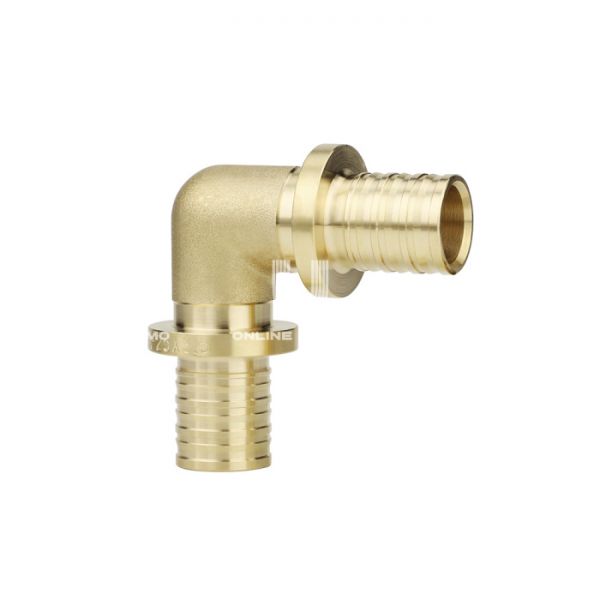 Угольник (угол) 90° равносторонний Varmega Slide-fit VM50813, 25 мм, аксиальный, латунь