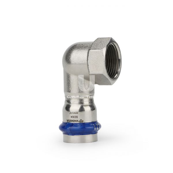 Угольник раструбный Varmega Inox Press с внутренней резьбой VM714001504, 15?1/2"