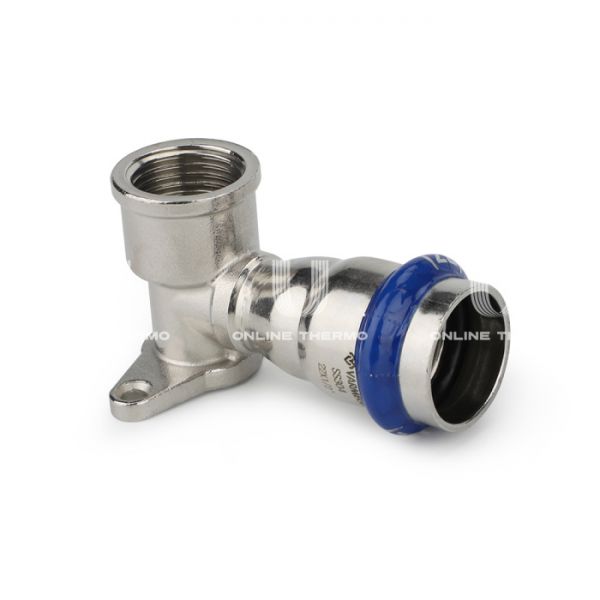 Водорозетка раструбная Varmega Inox Press с внутренней резьбой VM716001504, 15?1/2"