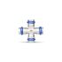 Крестовина раструбная Varmega Inox Press VM724002222, 22?22?22?22 мм