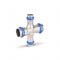 Крестовина раструбная Varmega Inox Press переходная VM725002218, 22?18?22?18 мм