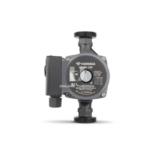 Насос циркуляционный Varmega VMCP01 Basic 25/40 180, VMCP01-25401802, с гайками