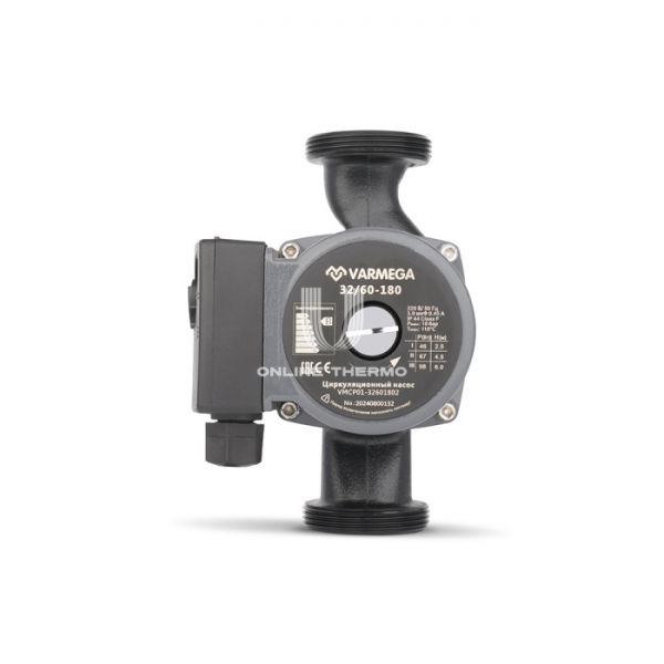 Насос циркуляционный Varmega VMCP01 Basic 32/60 180, VMCP01-32601802, с гайками