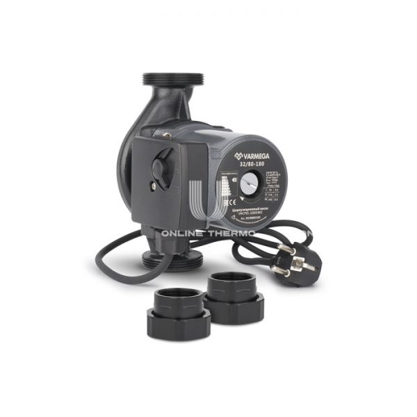 Насос циркуляционный Varmega VMCP01 Basic 32/80 180, VMCP01-32801802, с гайками