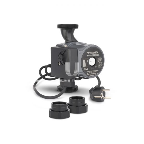 Насос циркуляционный Varmega VMCP02 PRO 32/40 180, VMCP02-32401802, с гайками