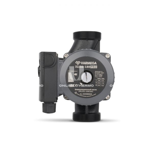 Насос циркуляционный Varmega VMCP02 PRO 32/80 180, VMCP02-32801802, с гайками