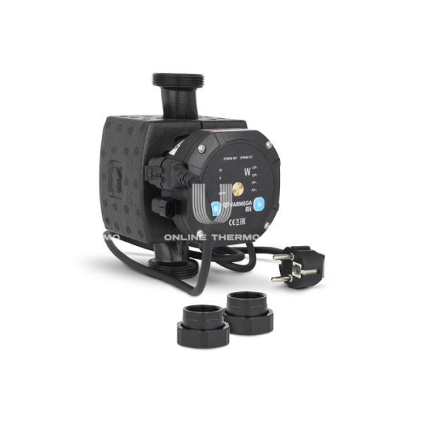 Насос энергоэффективный Varmega VMCP03 2E 25/80 180, VMCP03-25801803, с гайками и термоизоляцией