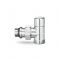Радиаторный клапан ручной регулировки Varmega VMDV01-410415, 1/2"×3/4"ЕК НР, угловой, хромированный