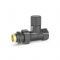 Радиаторный клапан ручной регулировки Varmega VMDV02-210404, 1/2" ВР-НР, прямой, черный