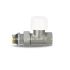 Термостатический клапан (терморегулятор) Varmega VMDV06-310404, 1/2" ВР-НР, прямой, серый
