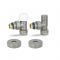 Комплект термостатический с запорным клапаном Varmega №1 VMDV10-310415, 1/2" x 3/4"EK ВР-НР, угловой, серый