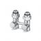 Узел нижнего подключения Varmega VMDV21-400415, 1/2"×3/4"EK НР, прямой, хром