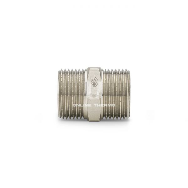 Ниппель равносторонний Varmega 3/4", VMTF29-N000505, никелированный, удлиненный