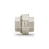 Прямое разъемное соединение Varmega ВР-ВР 3/4", VMTF54-N000505, с уплотнением o-ring, никелированное