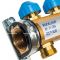 Распределительный коллектор (группа) для отопления Watts HKV-12 10004192 ВР 1"  на 12 контуров 3/4" ЕК, латунь, с концевыми группами