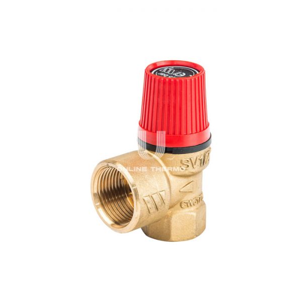 Клапан предохранительный (сбросной) Watts SVH 10004638 1/2"х3/4" ВР, 2.5 бар, мембранный, для систем отопления