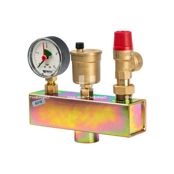 Группа безопасности котла Watts KSG 30 10005198 1" ВР, консоль из оцинкованной стали, до 50 кВт