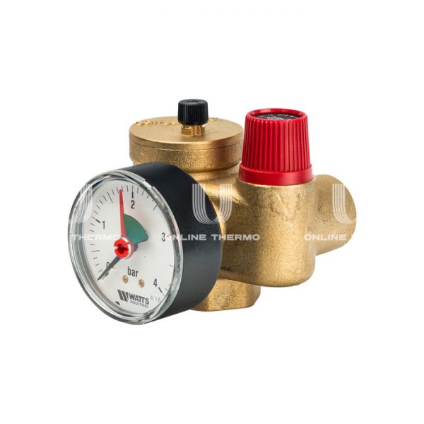 *Группа безопасности котла Watts KSG 30N 10005232 1" ВР, корпус из латуни, до 50 кВт, компактная