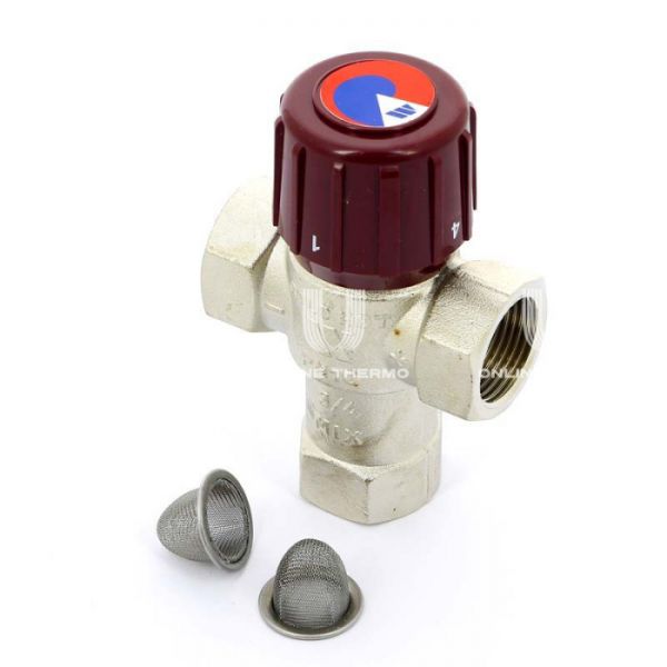 Термостатический смесительный клапан Watts Aquamix 10017419 DN20 ВР 3/4'', Kvs 1.9, PN10, 42-60°C