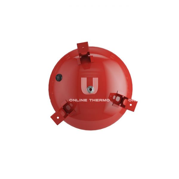 Расширительный бак для отопления Wester WRV200 top, 200 л, красный, вертикальный, напольный на ножках