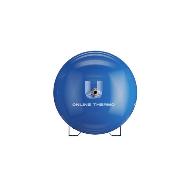 Гидроаккумулятор (расширительный бак) для водоснабжения Wester WAO150, 150 л, cиний, горизонтальный, напольный на ножках