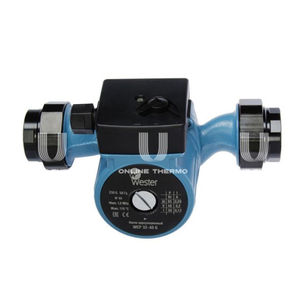 Насос циркуляционный Wester WCP 32-40G , 0-18-0020, база 180 мм, с гайками