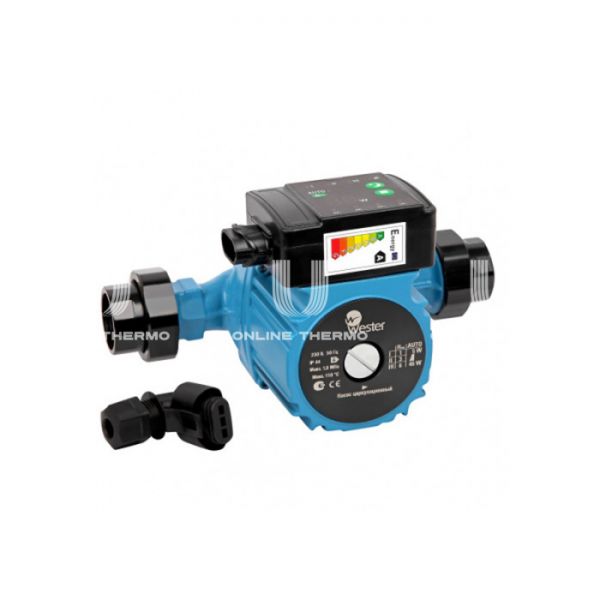 Насос циркуляционный Wester WPE 25-60G , 0-18-0093, база 180 мм, с гайками