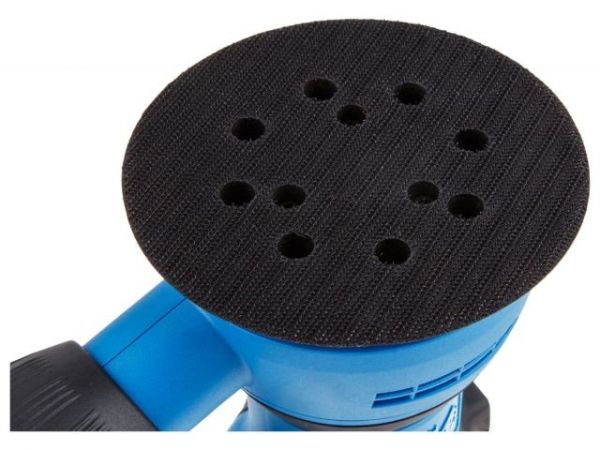 Эксцентриковая шлифмашина BULL OS 1235 в кор. 350 Вт, 125 мм, 8000-12000 об/мин, рег. об. (шнур - 4 м, амп. колебаний 2,6 мм)