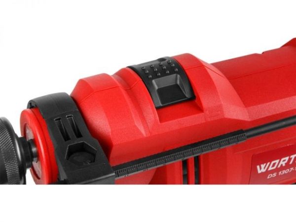 Дрель ударная WORTEX DS 1307-1 в кор. 800 Вт, 1 скор, 25 мм в дер., ключевой патрон 13 мм. (Обороты 0-2700 об/мин;  частота ударов 43 200 уд/мин;)