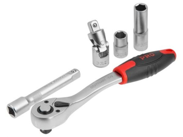 Набор головок и ключей 216пр. 1/4',3/8',1/2' PRO STARTUL STUTTGART (PRO-216S)(6 граней)