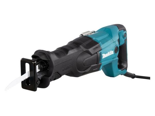 Сабельная пила MAKITA JR 3061 T в чем. + набор полотен(1250 Вт, дерево до 255 мм, металл до 20 мм)