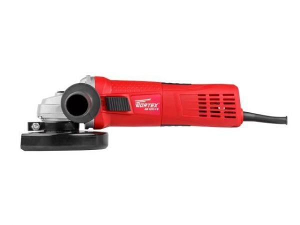Одноручная углошлифмашина WORTEX AG 1211-1 E в кор. 1100 Вт, 125 мм, 0-11000 об/мин(рег. об., пылезащита двигателя и подшипника)