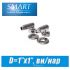 Комплект угловых американок SMART D1"x1" вн/нар