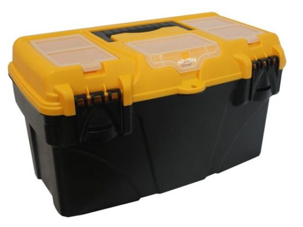 Ящик для инструмента пластмассовый ТИТАН 53х27,5х29см (21') (с секциями) IDEA