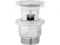 Выпуск для умывальника click/clack, малая крышка с переливом, хром, 1 1/4', AV Engineering