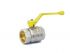 Кран шаровый 1' вн.-вн. ручка (ГАЗ) PN40, LD