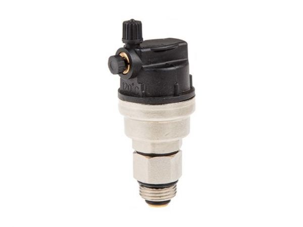 Развоздушник автоматический 1/2' нар. с установочным клапаном, AV Engineering(10 Bar, 110°С, в пакете)