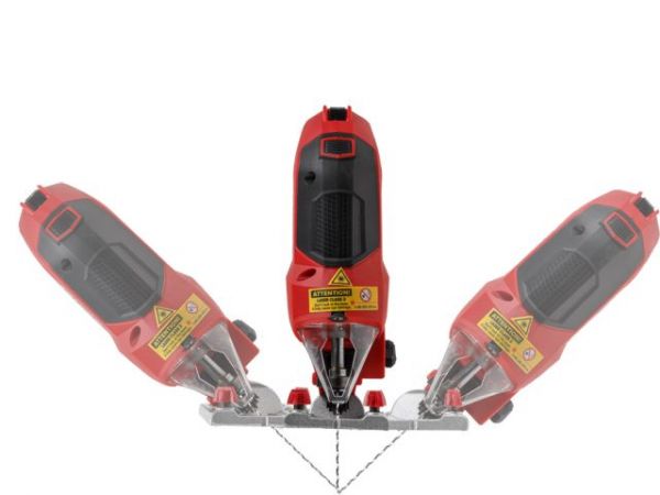 Лобзик электрический WORTEX JS 1009-1 LE в кор. 850 Вт, 500-3000 ход/мин, пропил до 100 мм(Лазер, подсветка, литая платформа)