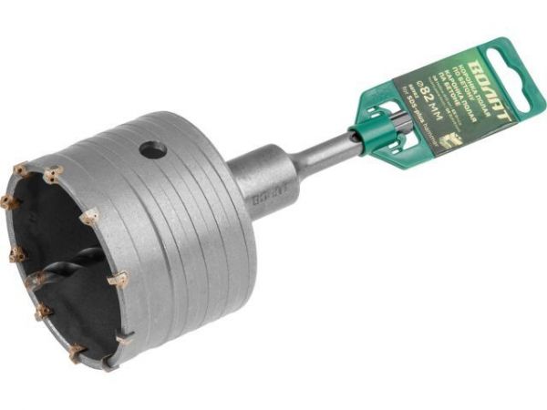 Коронка полая по бетону SDS+ d82мм ВОЛАТ(сверло корончатое, коронка буровая)