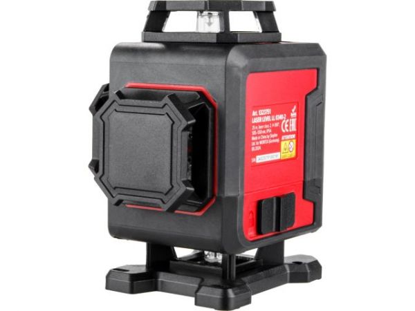 Нивелир лазерный линейный WORTEX LX LL 0340-2 (4х360°, до 25 м, +/- 0.3 мм/м, зеленый)(резьба 1/4')