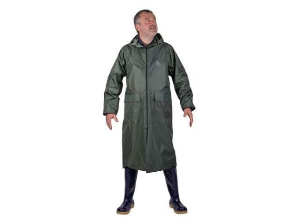 Плащ-дождевик ПВХ 'Тайфун' р. 44-46 рост 170-176 зеленый(зеленый)
