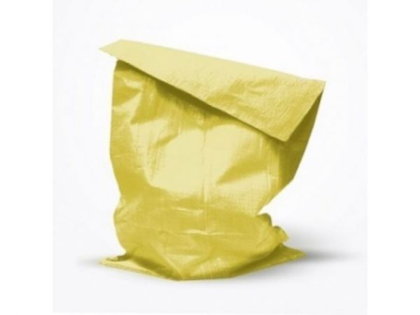 Мешок полипропилен. усиленный для мусора 70x110см (желтый)