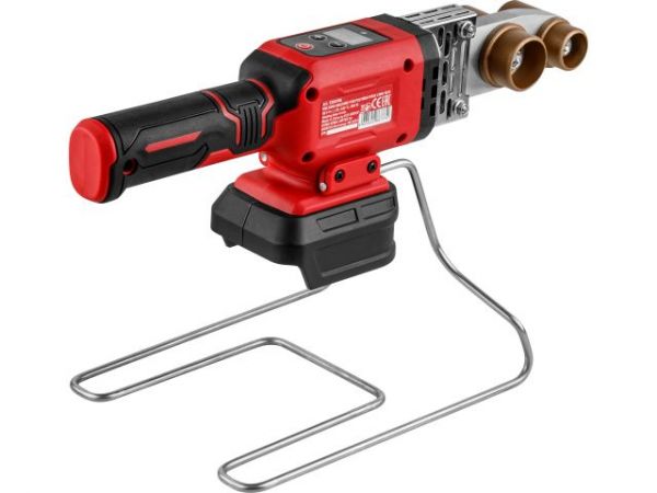 Сварочный аппарат для полимерных труб WORTEX  CWM 1834 ALL1 XLT SOLO + 3 насадки(300 Вт, 25-340 С, электронная регулировка.)