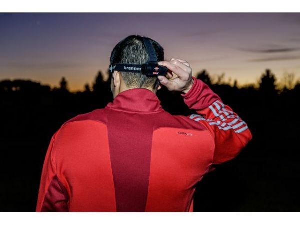 Фонарь налобный светодиодный аккум. LuxPremium LED SL 401 AF Brennenstuhl(IP44; 400Лм, USB Type-C кабель в комплекте)