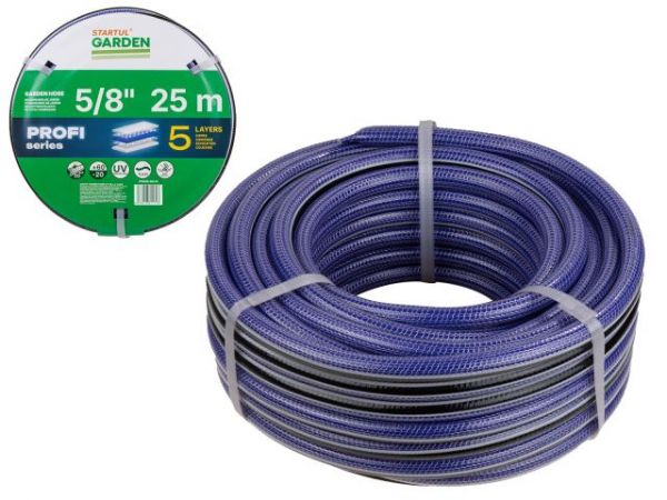Шланг поливочный 5/8' 25м STARTUL GARDEN PROFI (ST6038-5/8-25)(5 слоев)