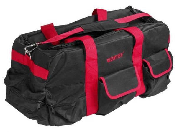 Сумка для инструмента WORTEX WB 3570 нейлон, 570x300х350 мм, вес до 25 кг(Общее кол-во отсеков: 14)